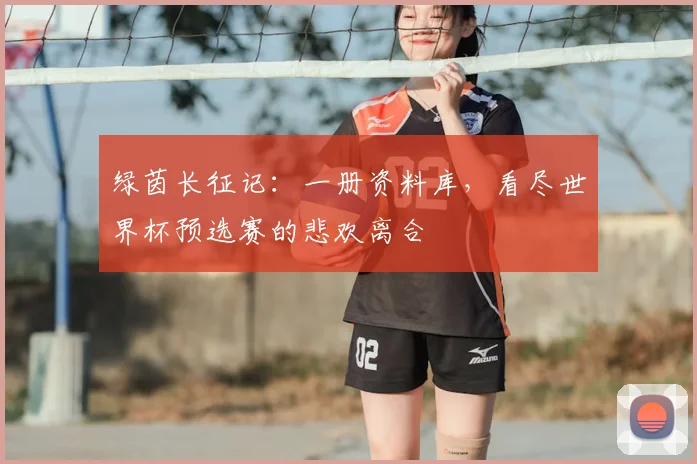 绿茵长征记：一册资料库，看尽世界杯预选赛的悲欢离合